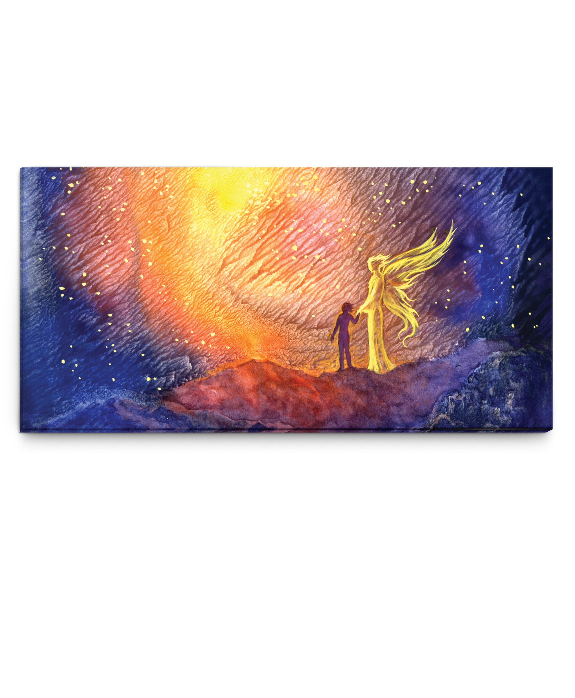 Malvis Abstraktní obraz andělská pomoc 100x45 cm