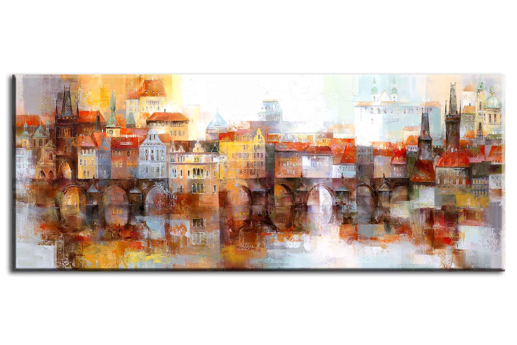 Obraz snov prask panorma - oranov 100x40  cm