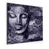 Abstraktn obraz fialov Buddha 30x30  cm