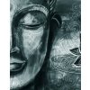 Abstraktn obraz ed Buddha 100x100  cm