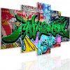 Ptidln obraz graffiti greenery 100x50  cm, 5 dl