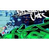 Ptidln obraz graffiti greenery 150x75  cm, 5 dl